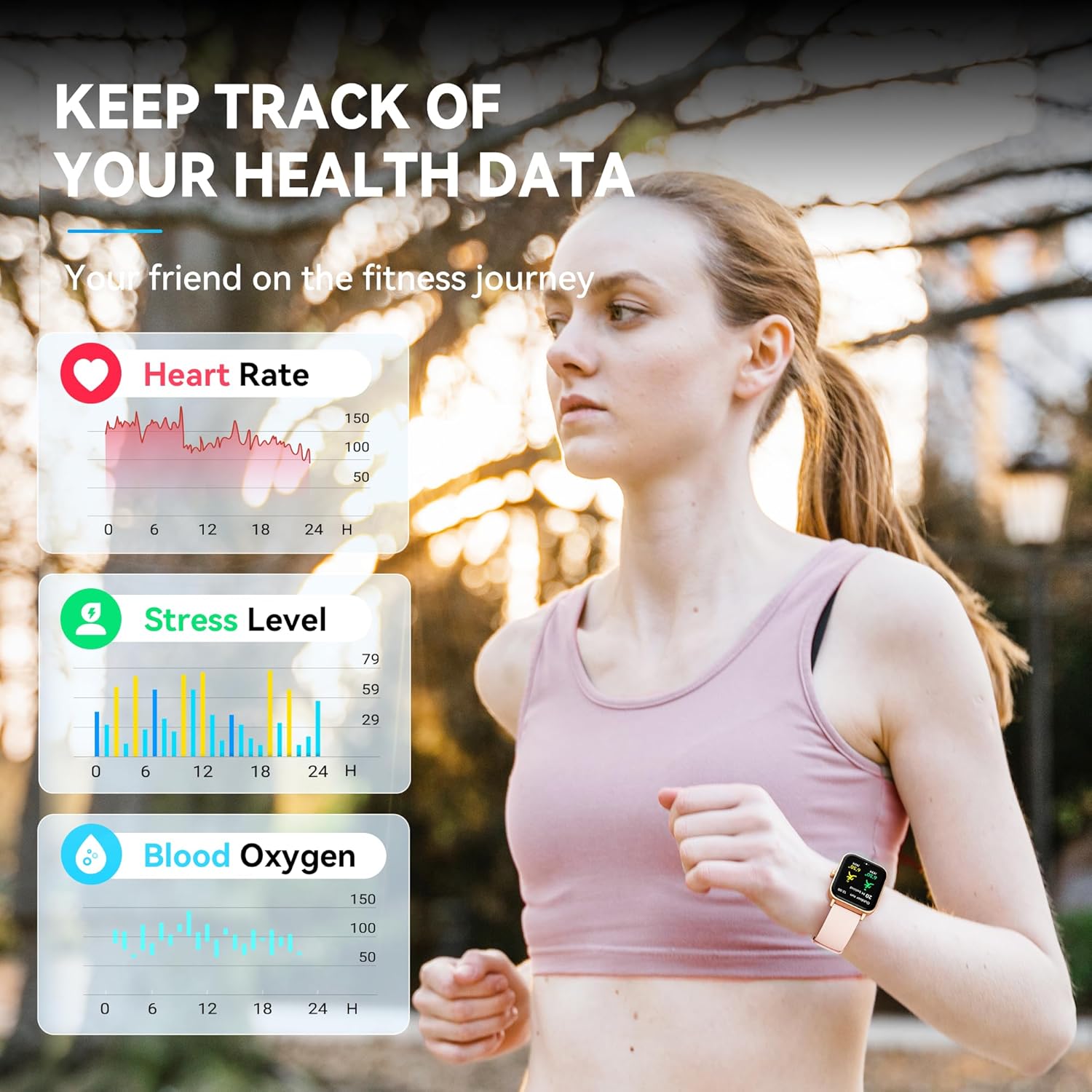 Smart Watch with Glucose and Health Monitoring