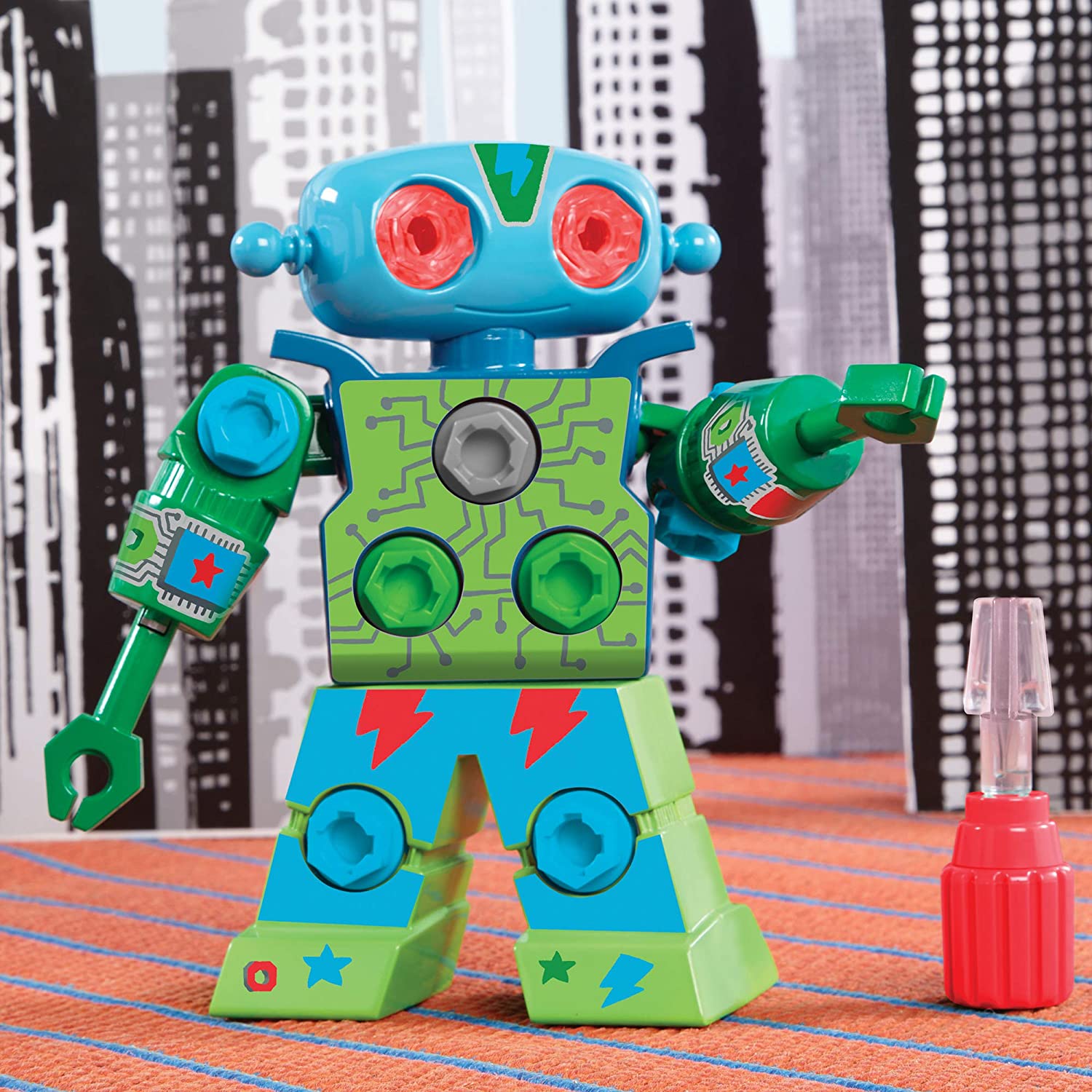 Building Toy Robot for Kids Engineering Play
