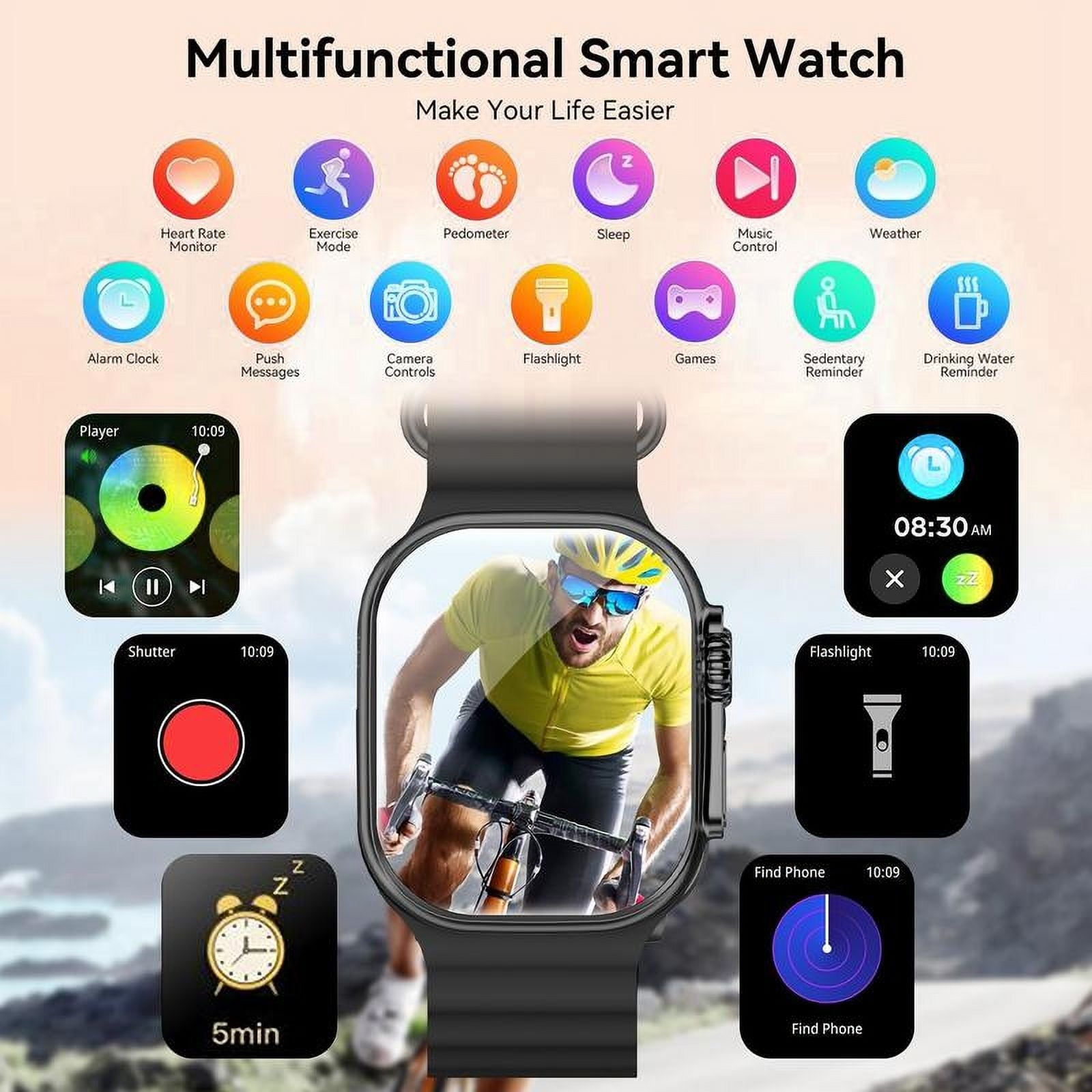 Smart Watch Touchscreen Fitness Activity Tracker