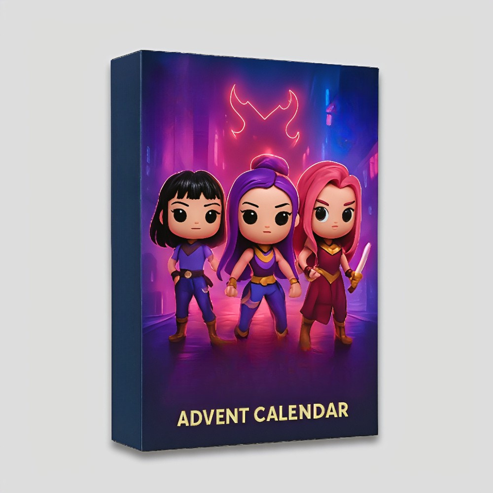 Advent Calendar K-Pop Inspired Anime Countdown Gift Set