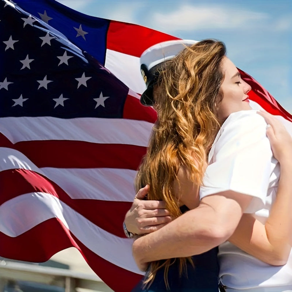 American Flag Outdoor Heavy Duty Polyester Brass Grommets