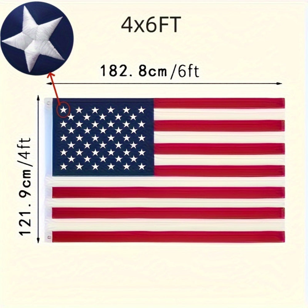 American Flag Outdoor Heavy Duty Polyester Brass Grommets