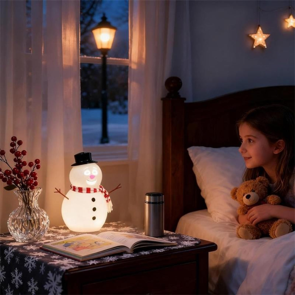 Animated Snowman Gift Decoration Light Projector Display