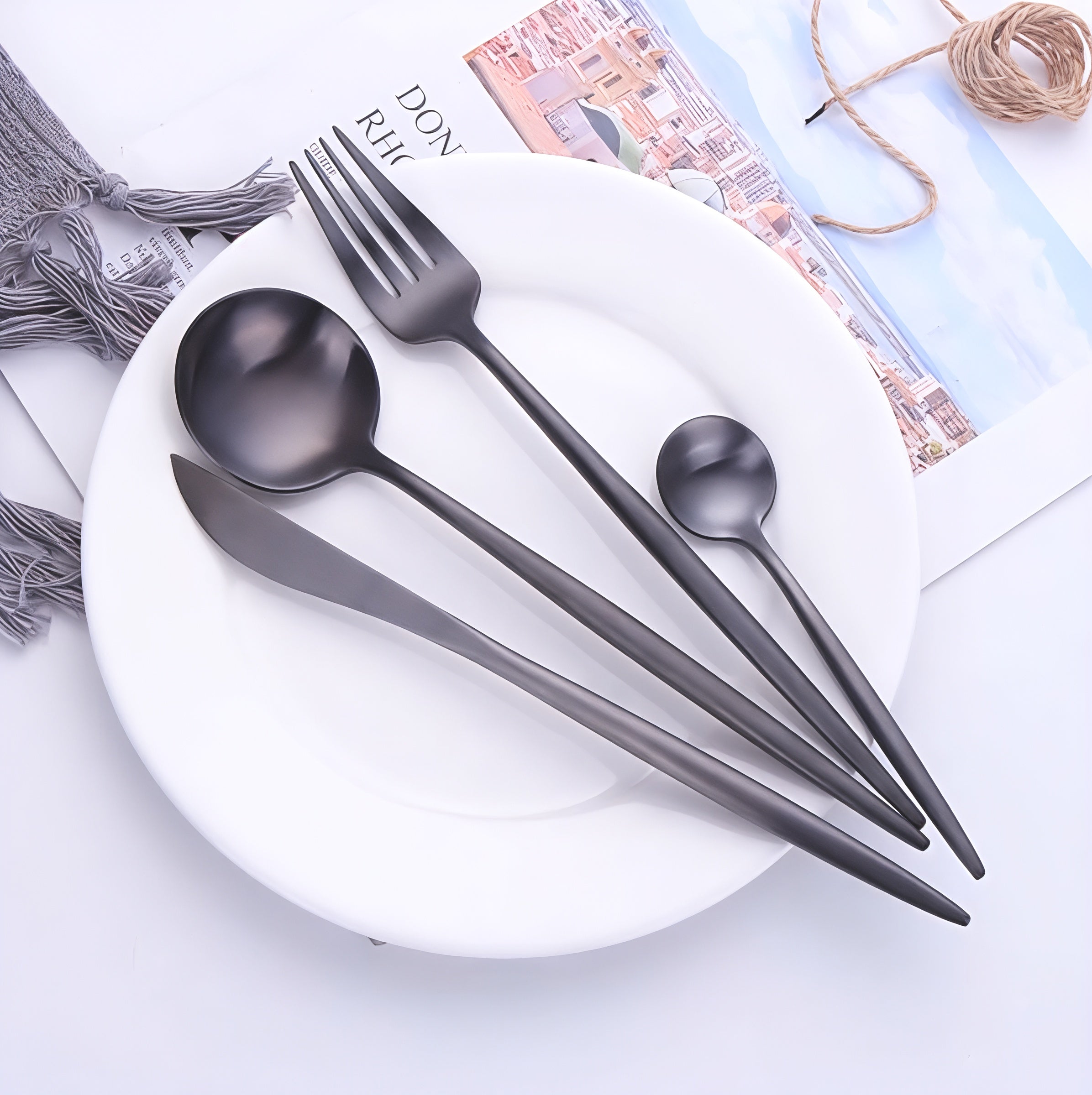 Cutlery Set Stainless Steel Modern Design