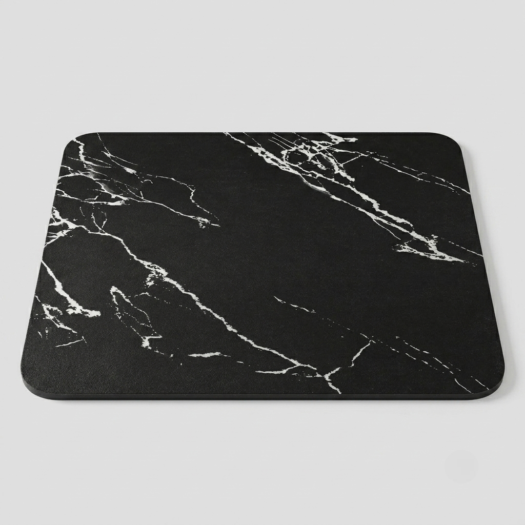 Bathroom Mat Quick Dry Non Slip Marble Floor Mat