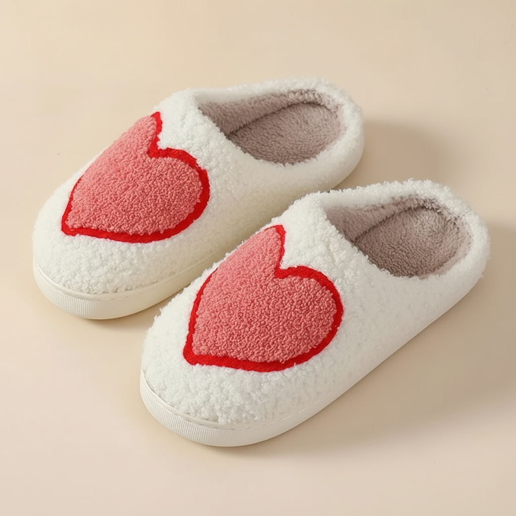 Womens Cozy Fuzzy Indoor Slippers Slip On House Shoes