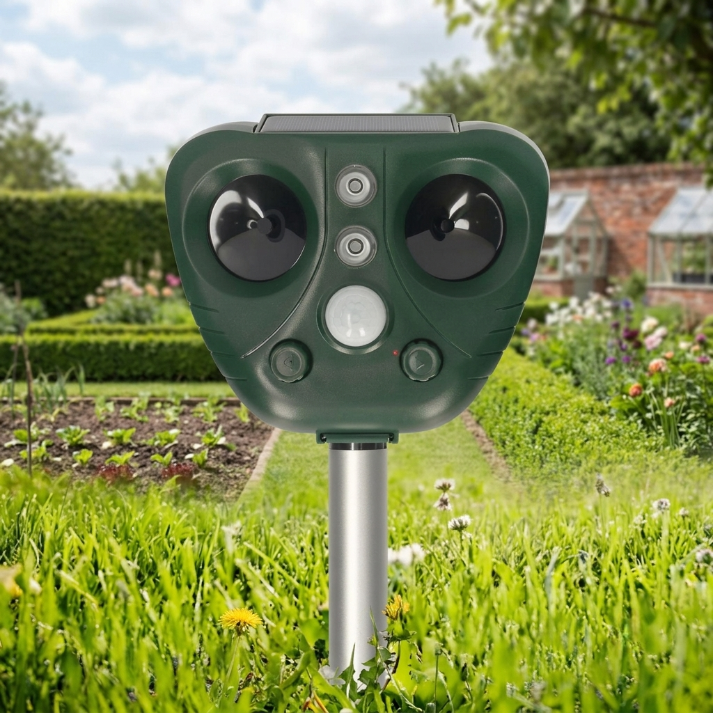 Bird Repeller Ultrasonic Solar Garden Pest Control Device