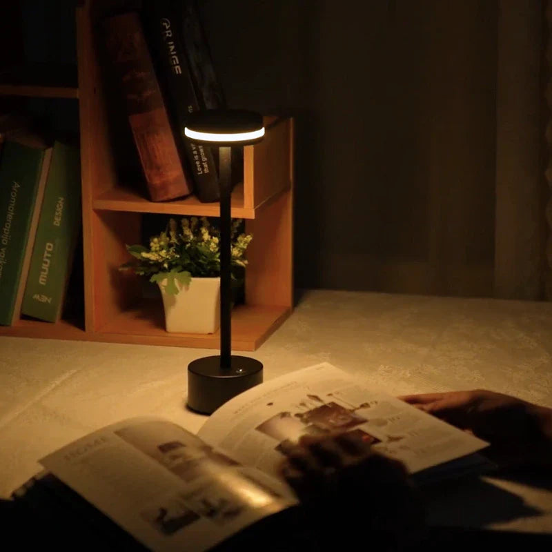 LED-Tischlampe Wiederaufladbar Aluminium Dimmbar
