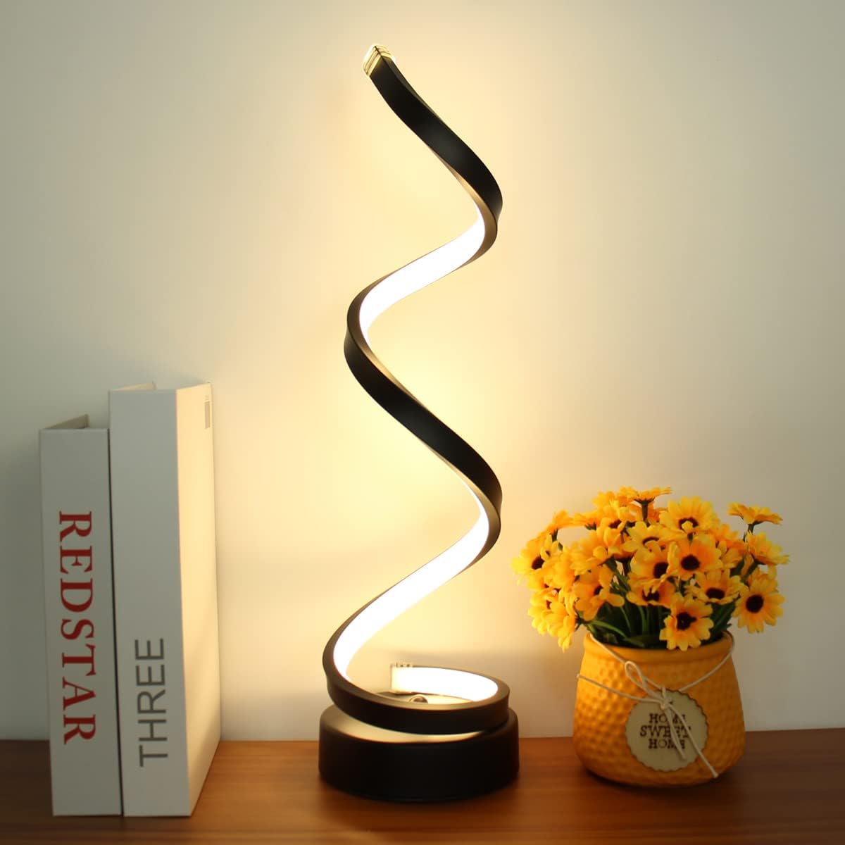 LED-Tischlampe Modernes Spiraldesign
