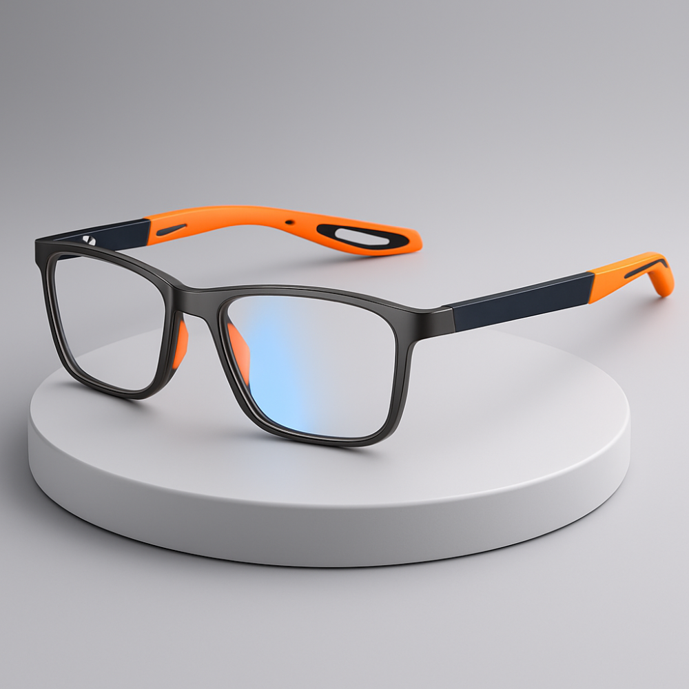 Blue Light Glasses Modern Frame Comfortable Daily Screen Use