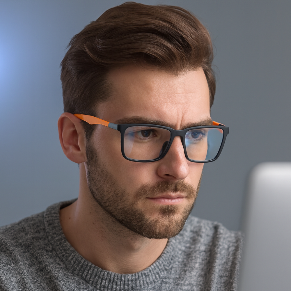 Blue Light Glasses Reading Comfort Design Daily Screen Use