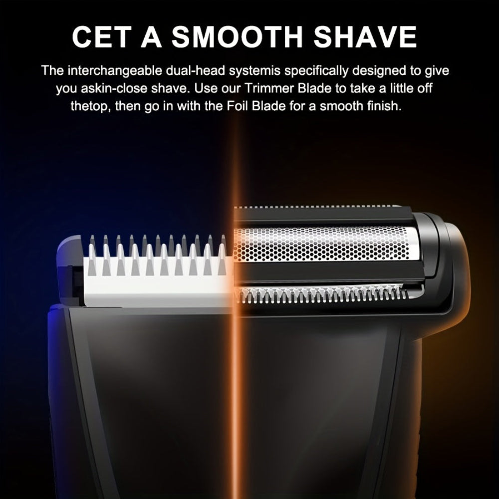 Body Hair Trimmer Rechargeable USB Electric Grooming Shaver