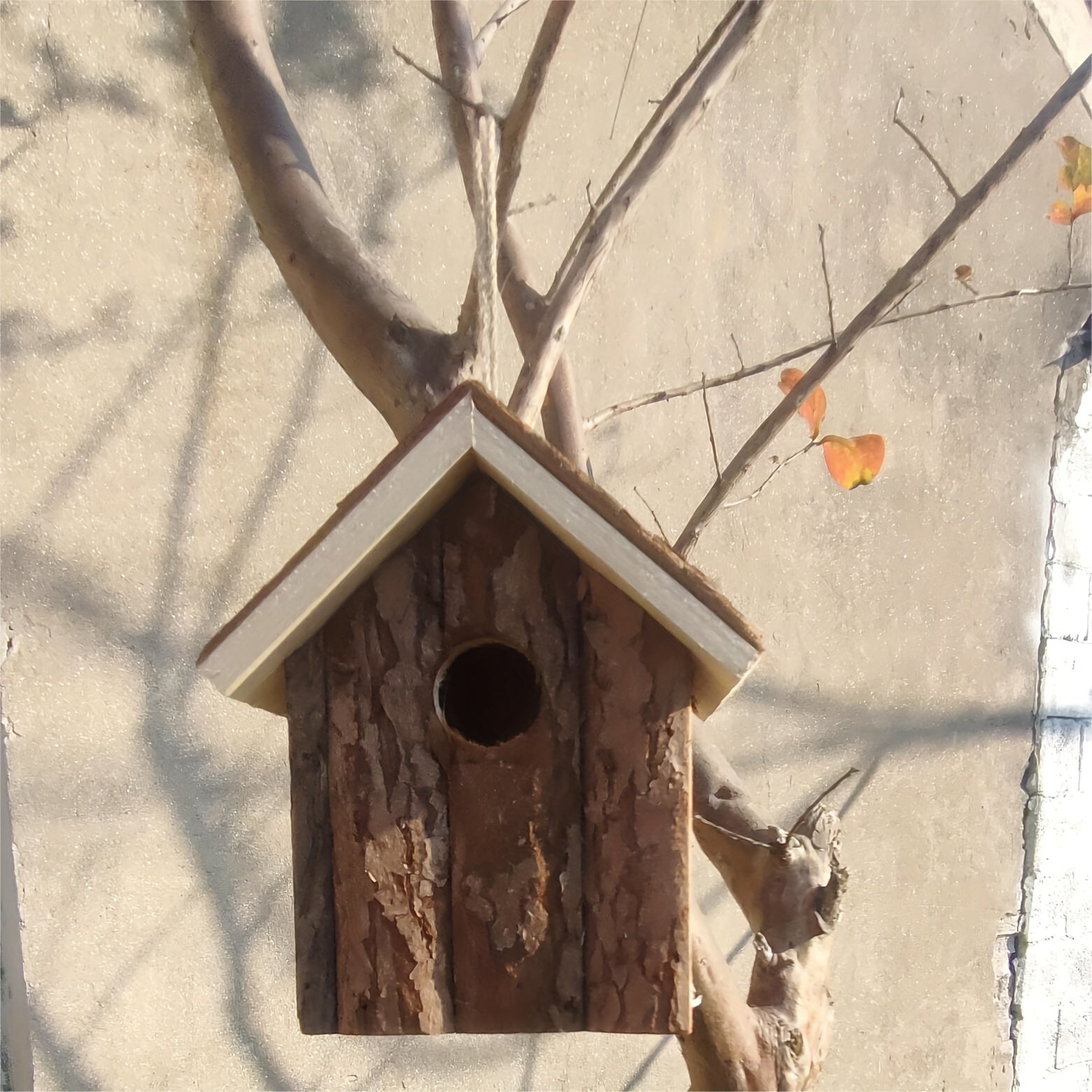 Wooden Hanging Outdoor Bird House Nest