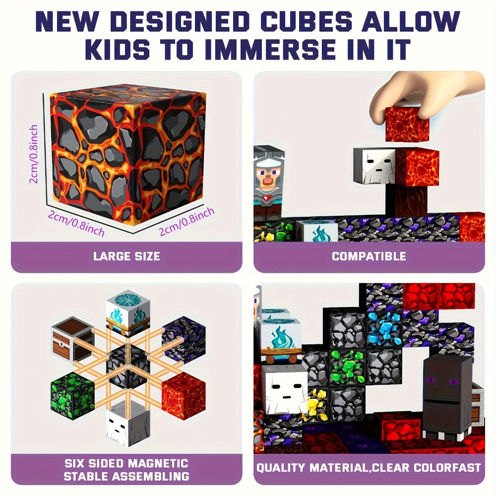 Building Blocks Toy Kids Magnetic Creative Construction Set