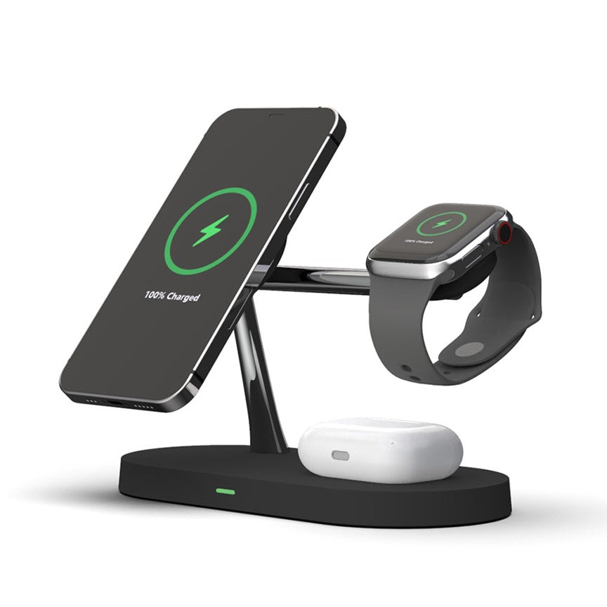 Charging Station with Wireless Pad and Watch Stand
