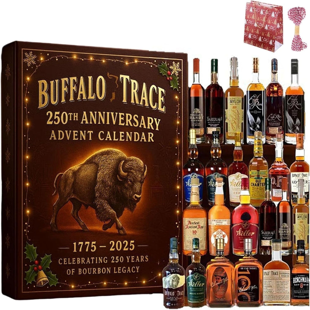 Advent Calendar Whiskey Bourbon Gift Countdown Set
