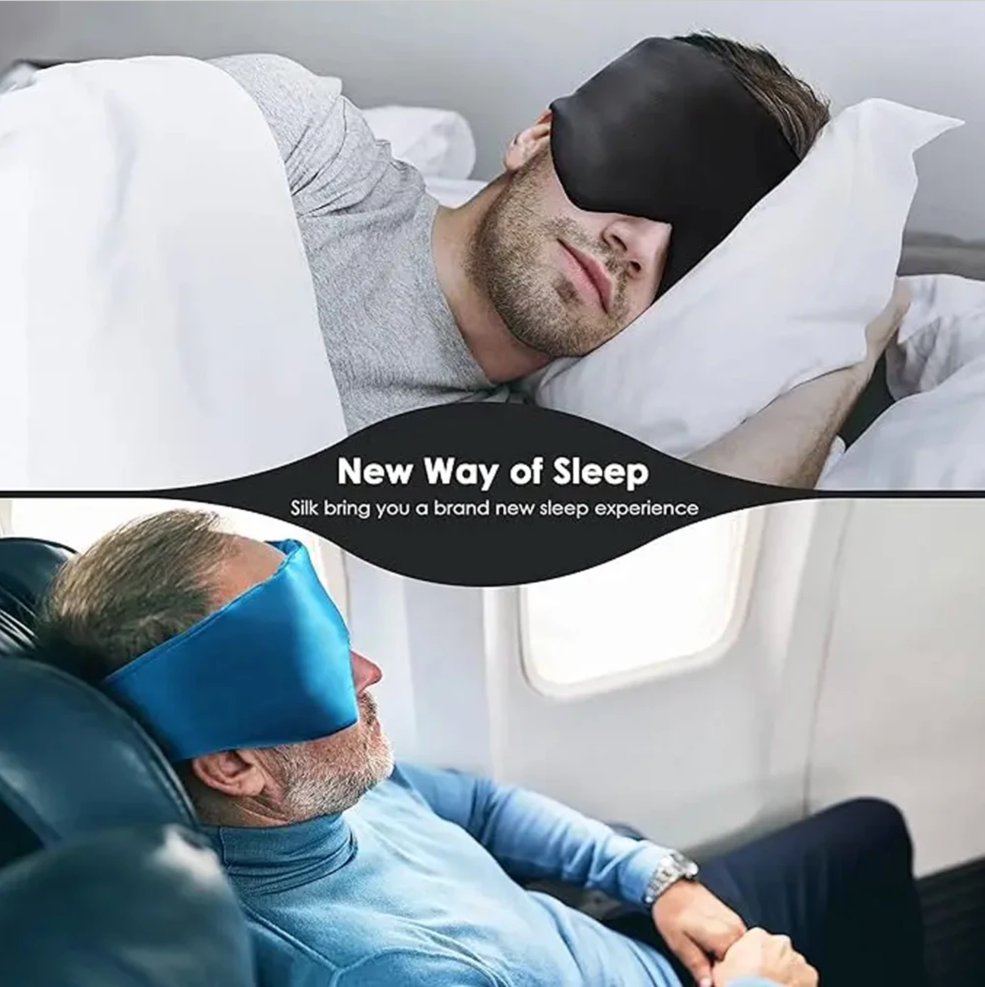 Sleep Mask Light Blocking Silk Eye Cover