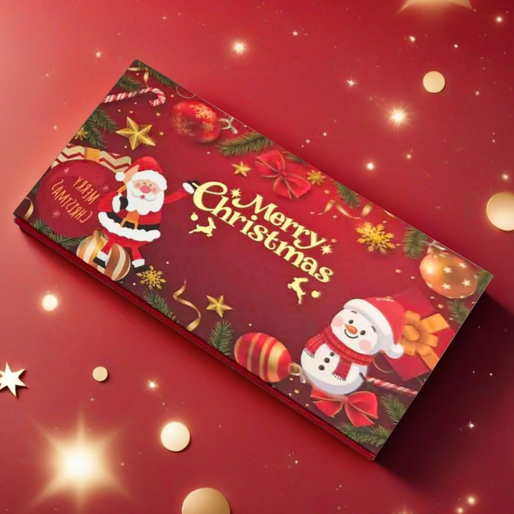 Cash Envelope Christmas Red Gift Pack Set Money Card Holder