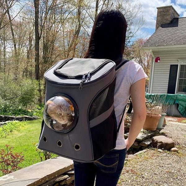 Pet Carrier Backpack with Bubble Window Design