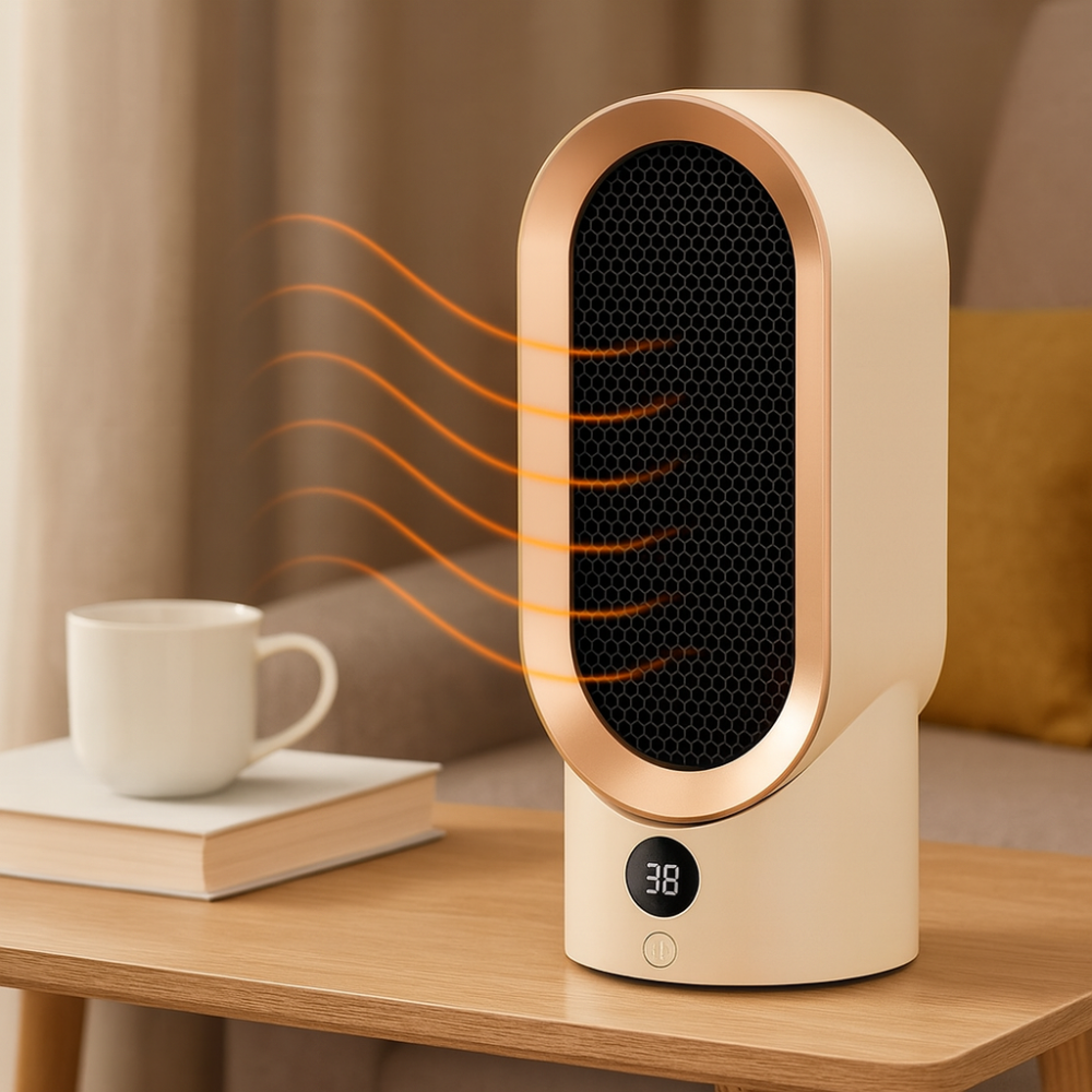 Ceramic Space Heater Electric Indoor Fast Heating Quiet Portable