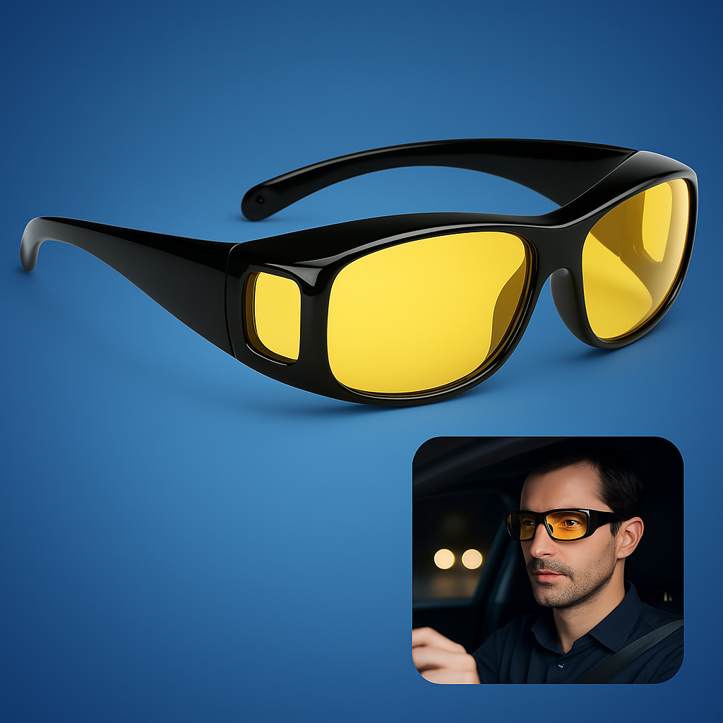 Gafas para conducir con lentes antirreflejo para uso nocturno