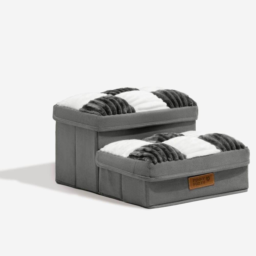 Escaleras para perro con almacenamiento para acceso al sofá