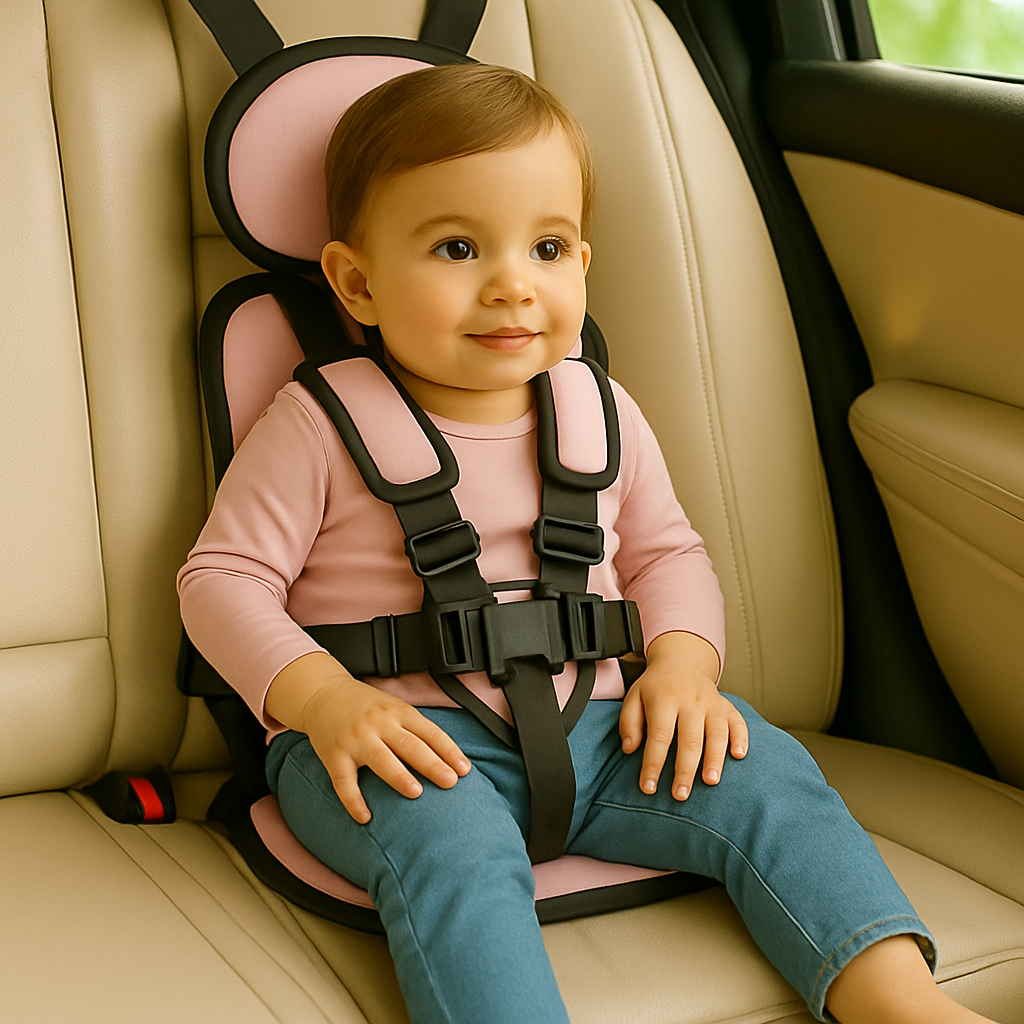 Travel Car Seat Toddler Portable Booster Foldable Child Car Seat Compact