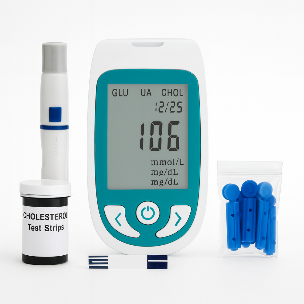 Cholesterol Home Test Kit Portable Blood Monitor