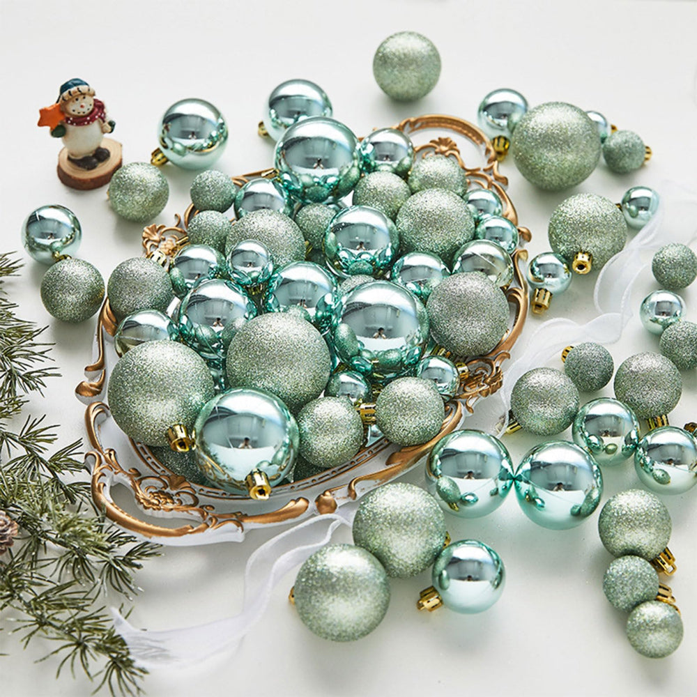 Christmas Baubles Ornaments Set Classic Hanging Holiday Tree Decor