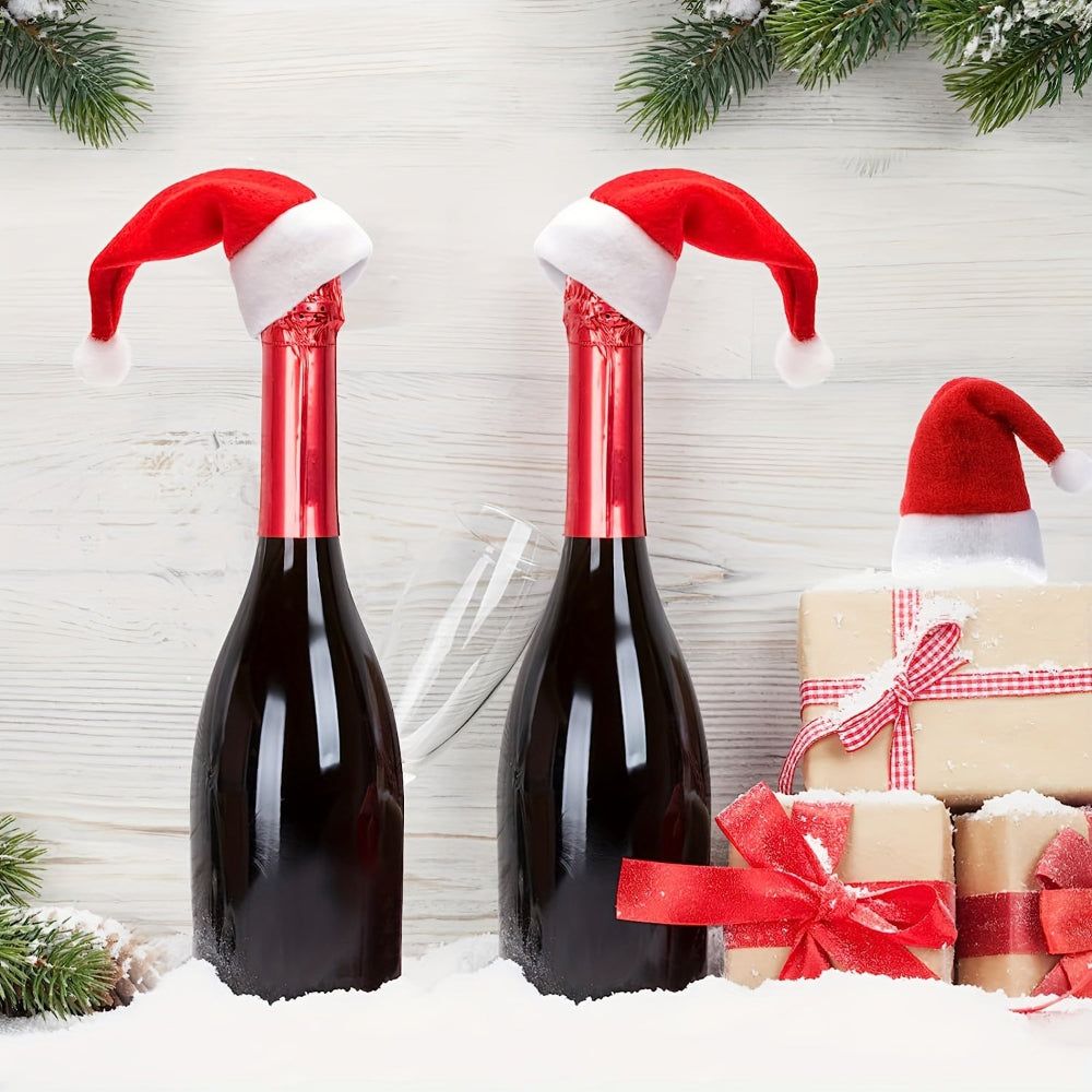 Christmas Table Decorations Santa Hats Mini Festive Table Accessories