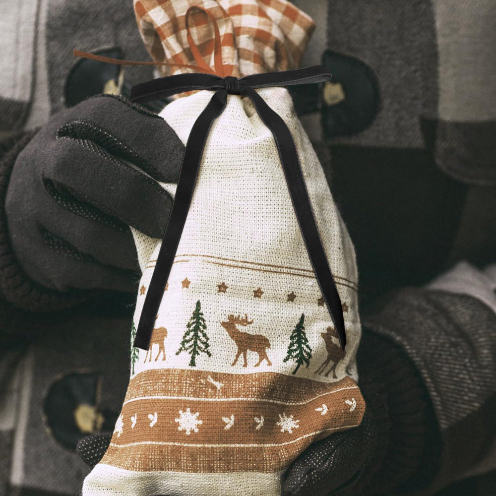 Christmas Tree Garlands Velvet Ribbon Bows Vintage Holiday Decor Set