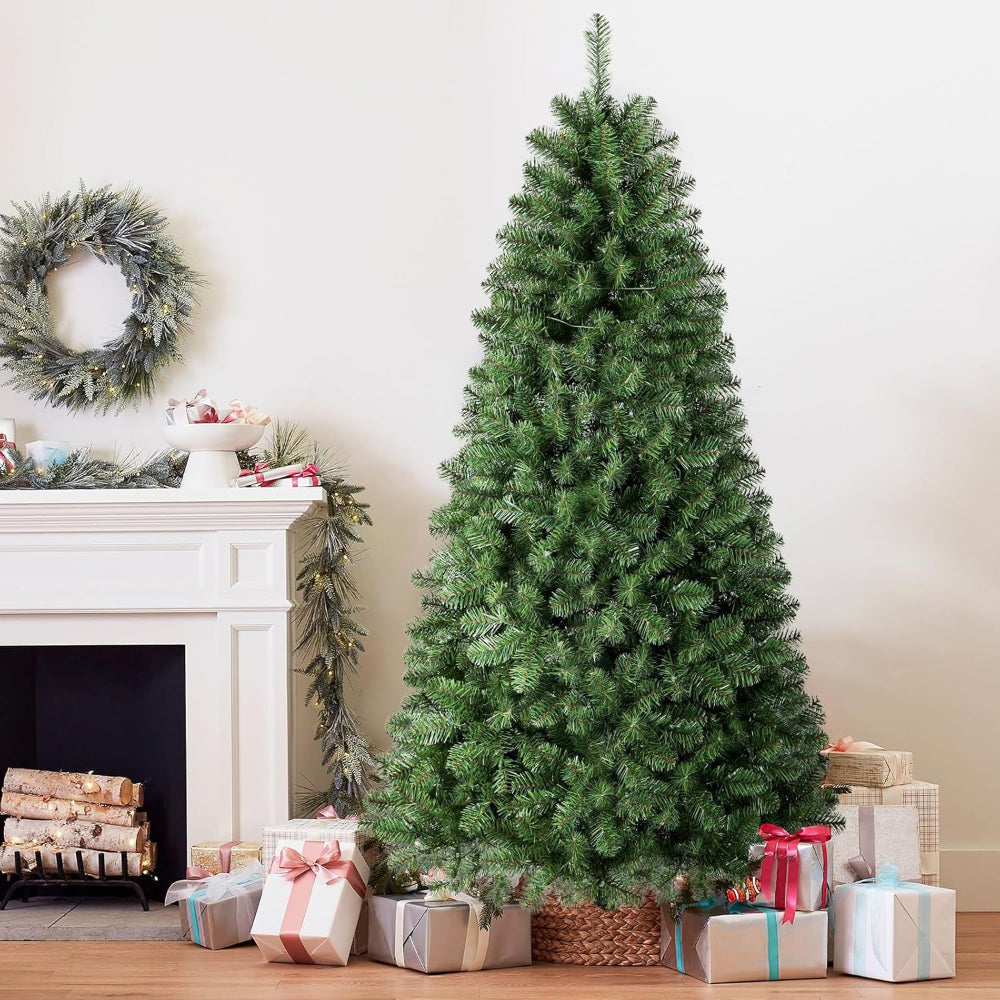 Christmas Tree Prelit Artificial Indoor Spruce Warm Lights