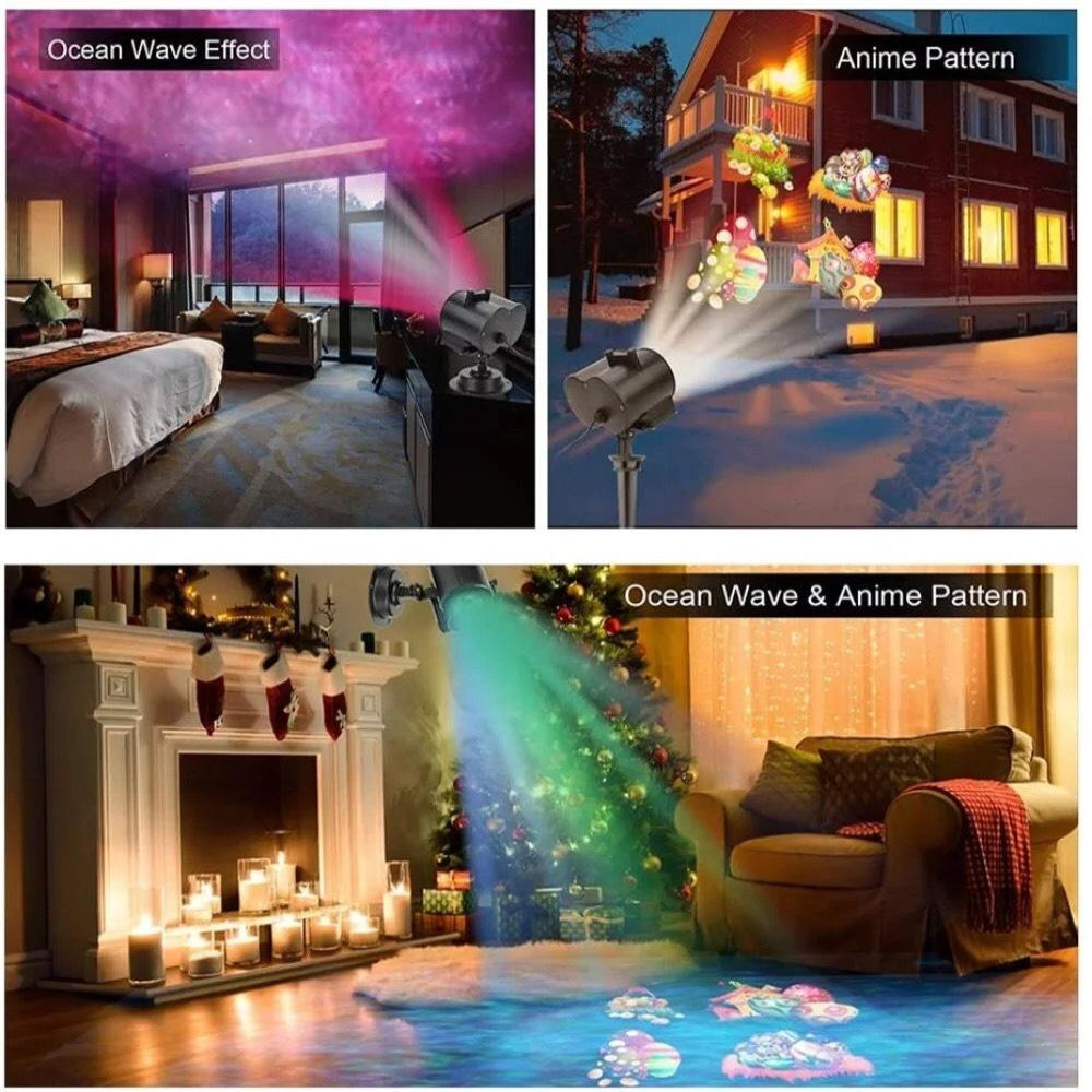 クリスマスツリープロジェクターライト 屋外防水 LEDディスプレイ