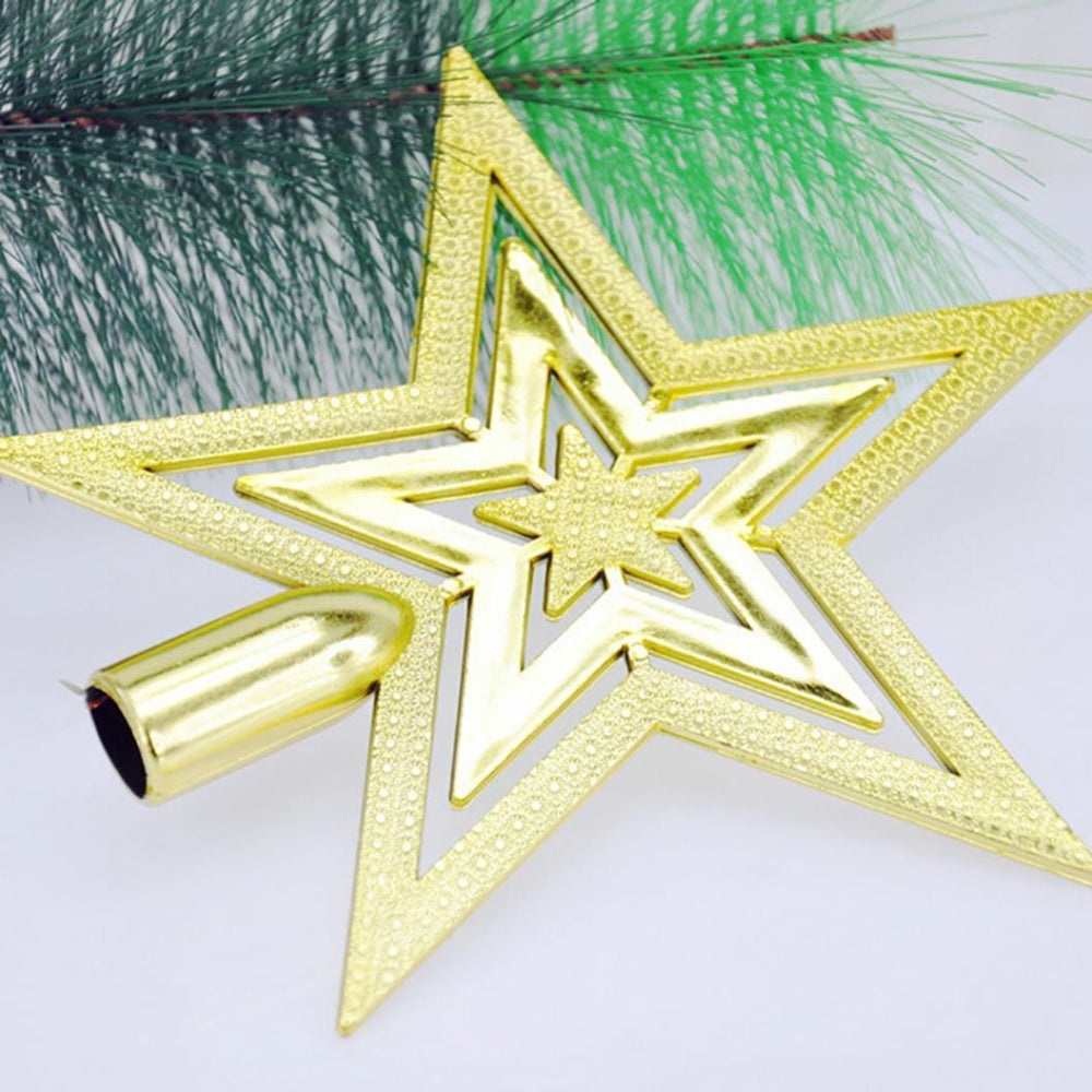 Christmas Tree Topper Star Gold Sparkle Decoration