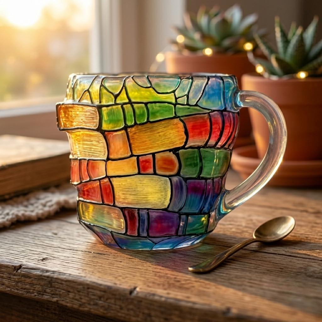 Coffee Mug Glass Book Mug Literary Style Drinkware Cup