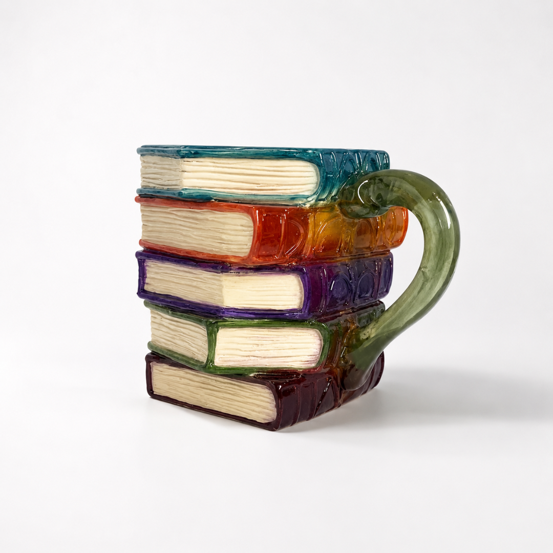 Coffee Mug Glass Book Mug Literary Style Drinkware Cup