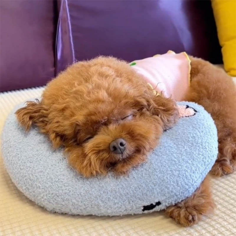 Dog Bed Calming Fleece Anti-Anxiety Pillow