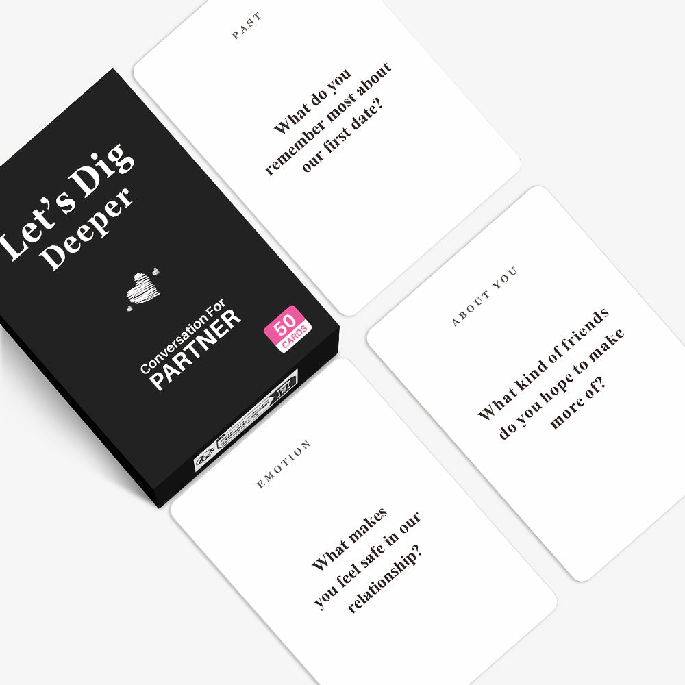 Conversation Cards Couples Relationship Game Set