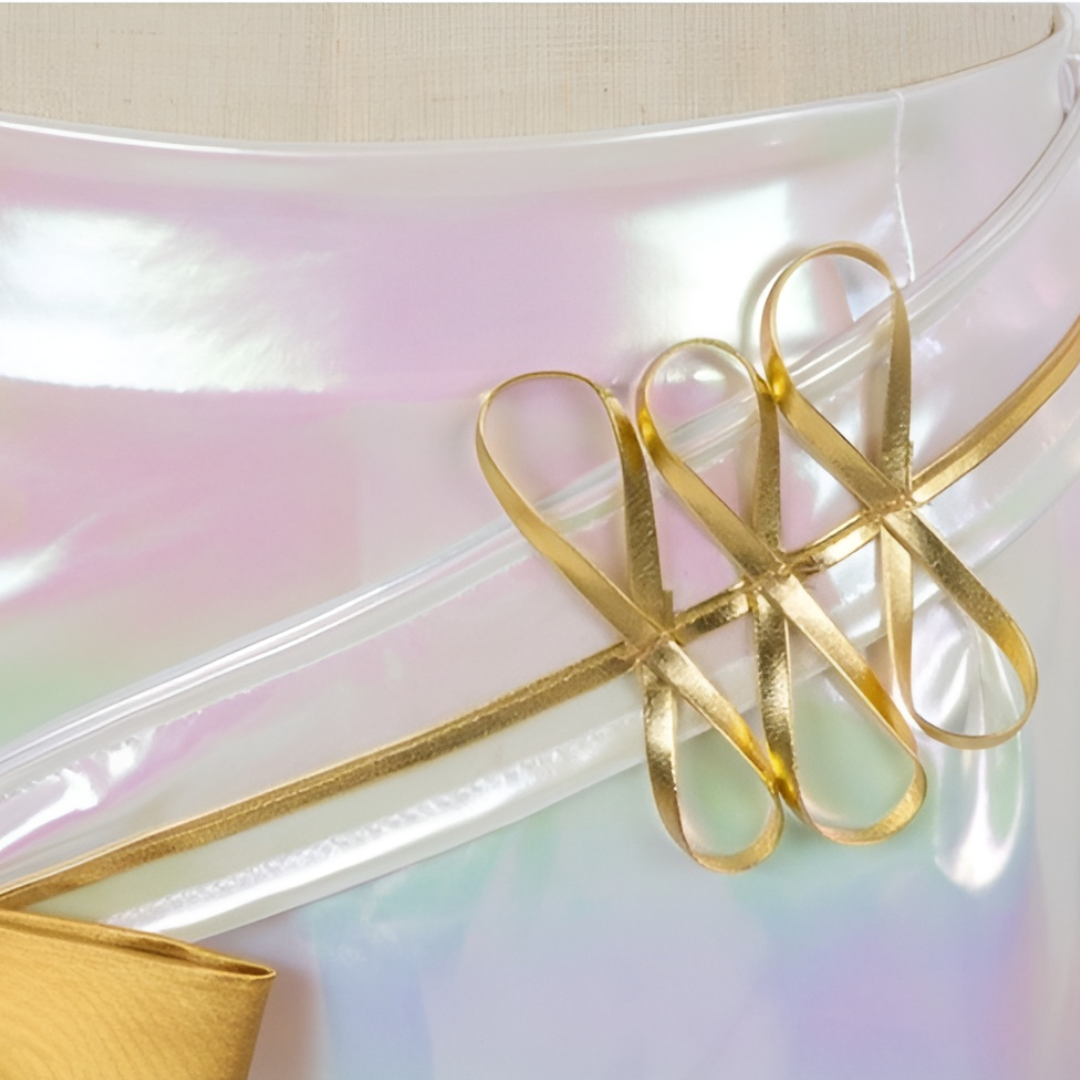 Costume Idol Outfit Holographic Stage Performance Set