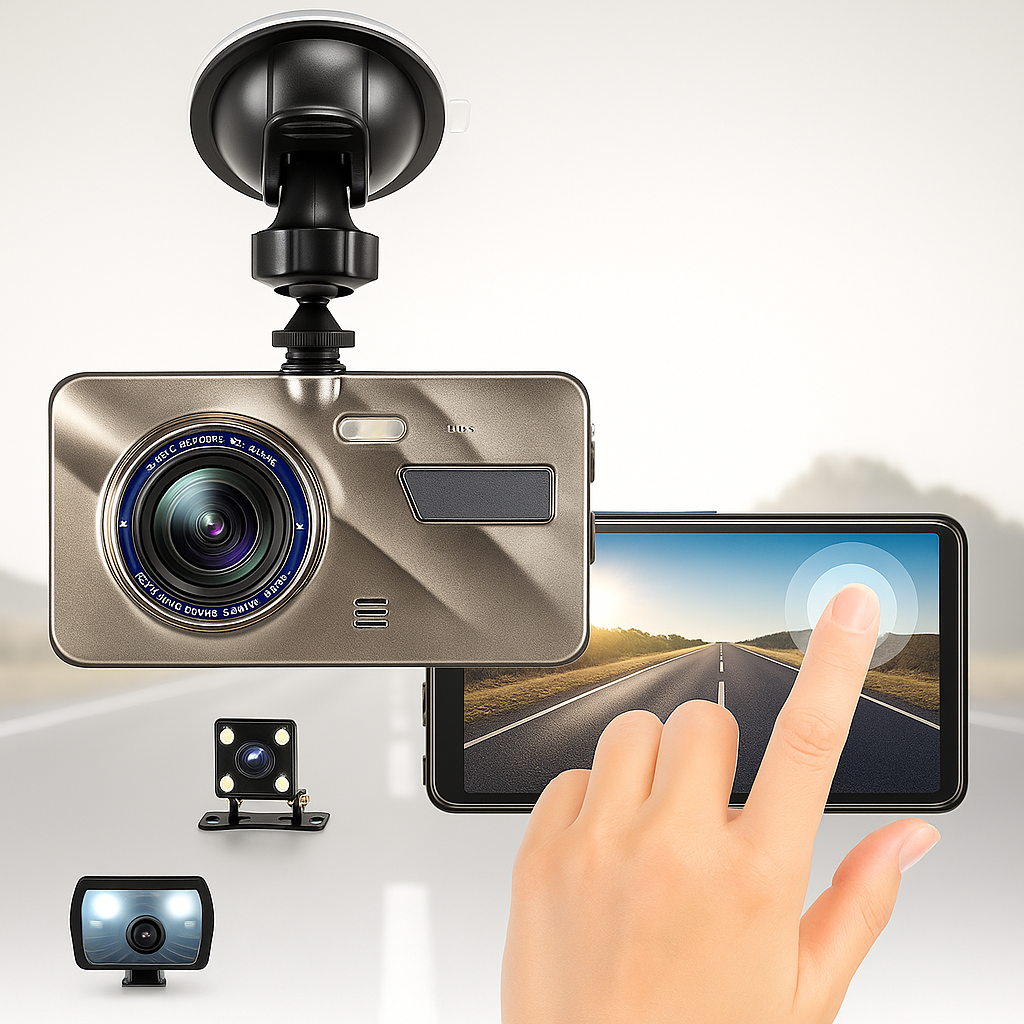 Dash Cam Dual-Lens Night Vision Recorder