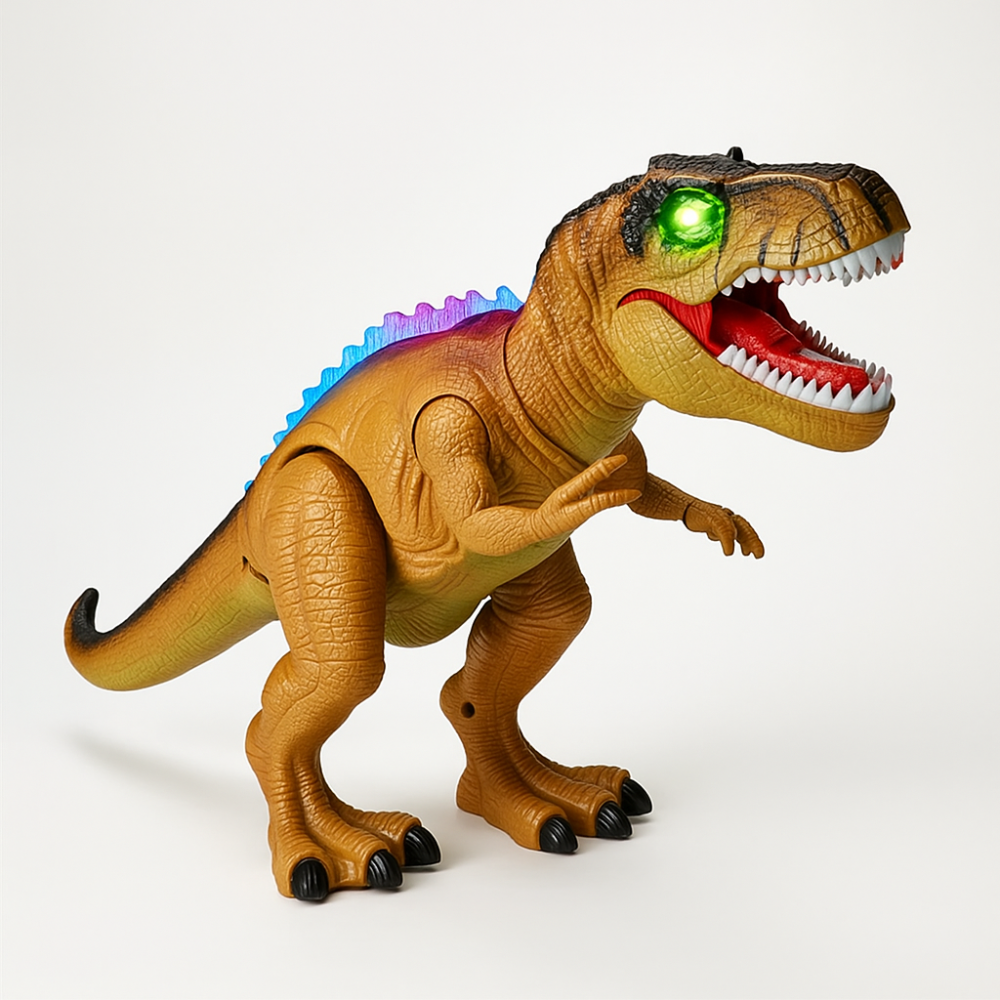 Dinosaur Toy Remote Control Light-Up Walking Roaring Figure