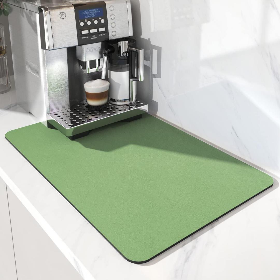 Dish Drying Mat Absorbent Coffee Bar Counter Pad