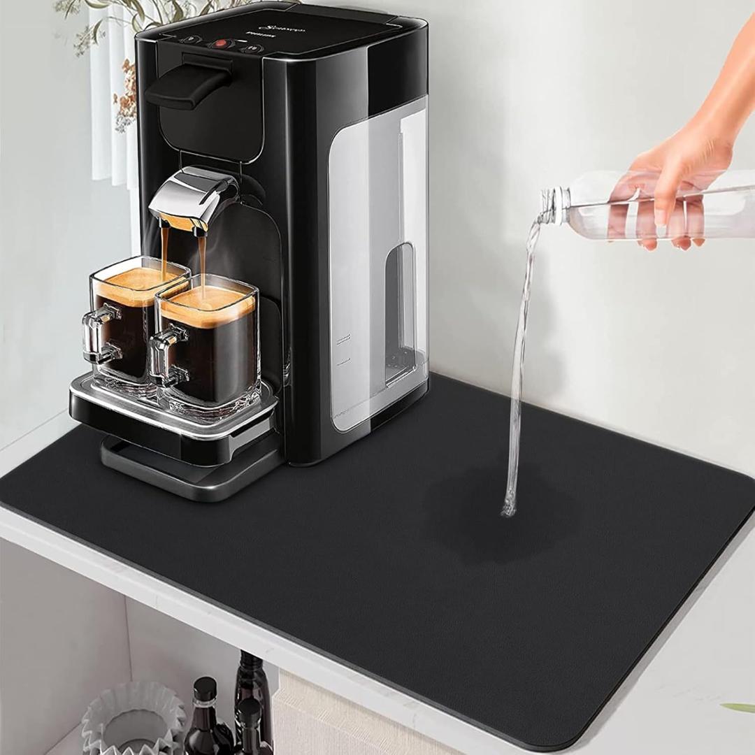 Dish Drying Mat Absorbent Coffee Bar Counter Pad