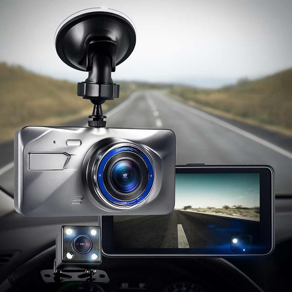 Dash Cam Dual-Lens Night Vision Recorder