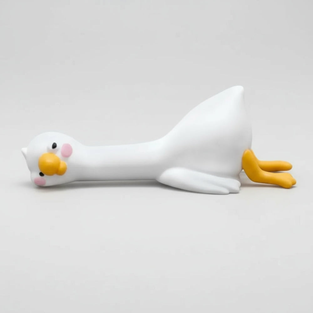 Figura de Pato Regalo Mini Adorno de Escritorio de Resina Decoración de Animal Lindo