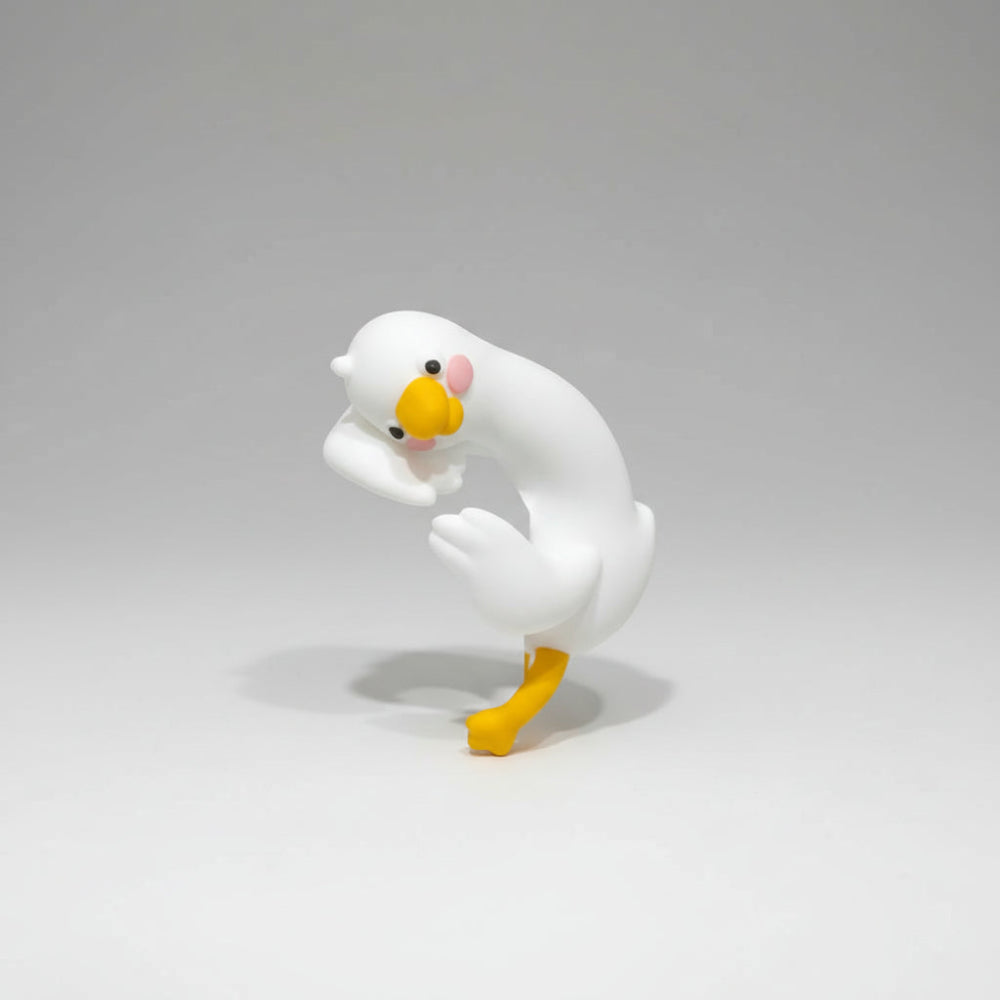 Figura de Pato Regalo Mini Adorno de Escritorio de Resina Decoración de Animal Lindo