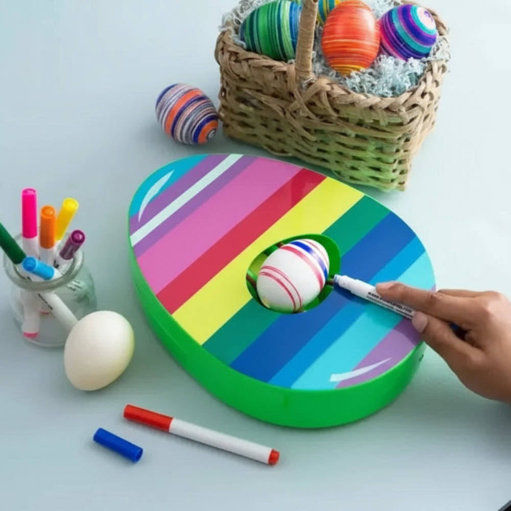 Easter Monday Egg Decorating Kit Spinning DIY Craft Set 1