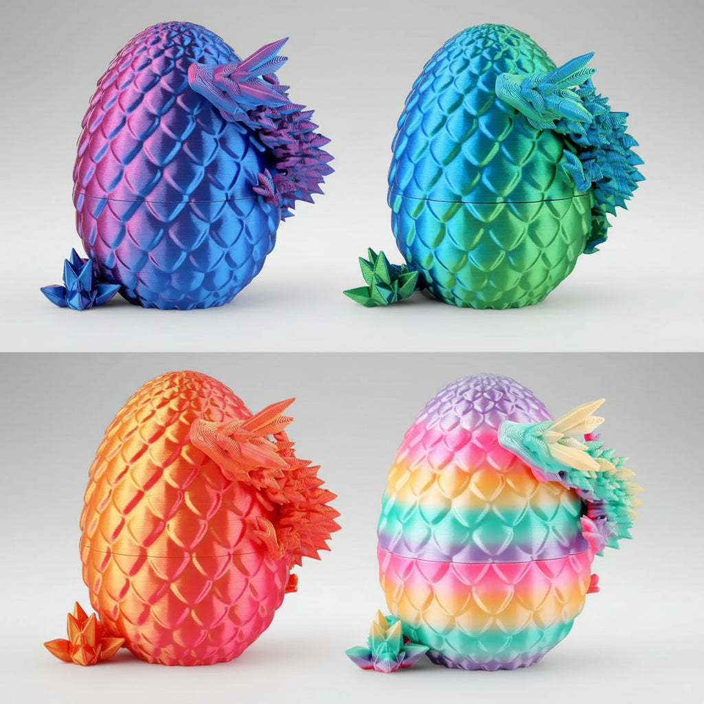 Easter Monday Gift Dragon Egg Toy 3D Printed Mystery Box 1