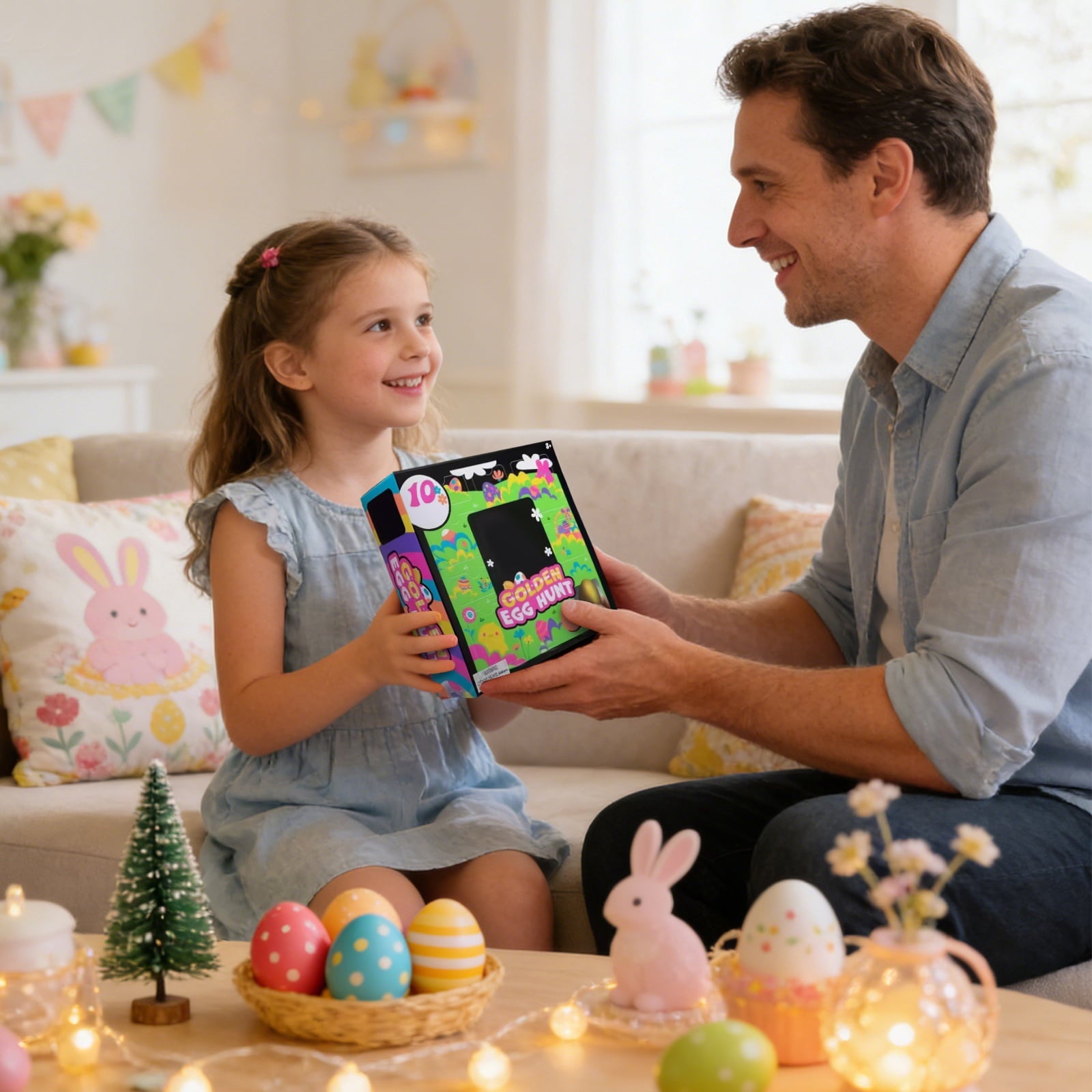 Easter Monday Kids Toy Golden Egg Squishy Blind Box Gift 1