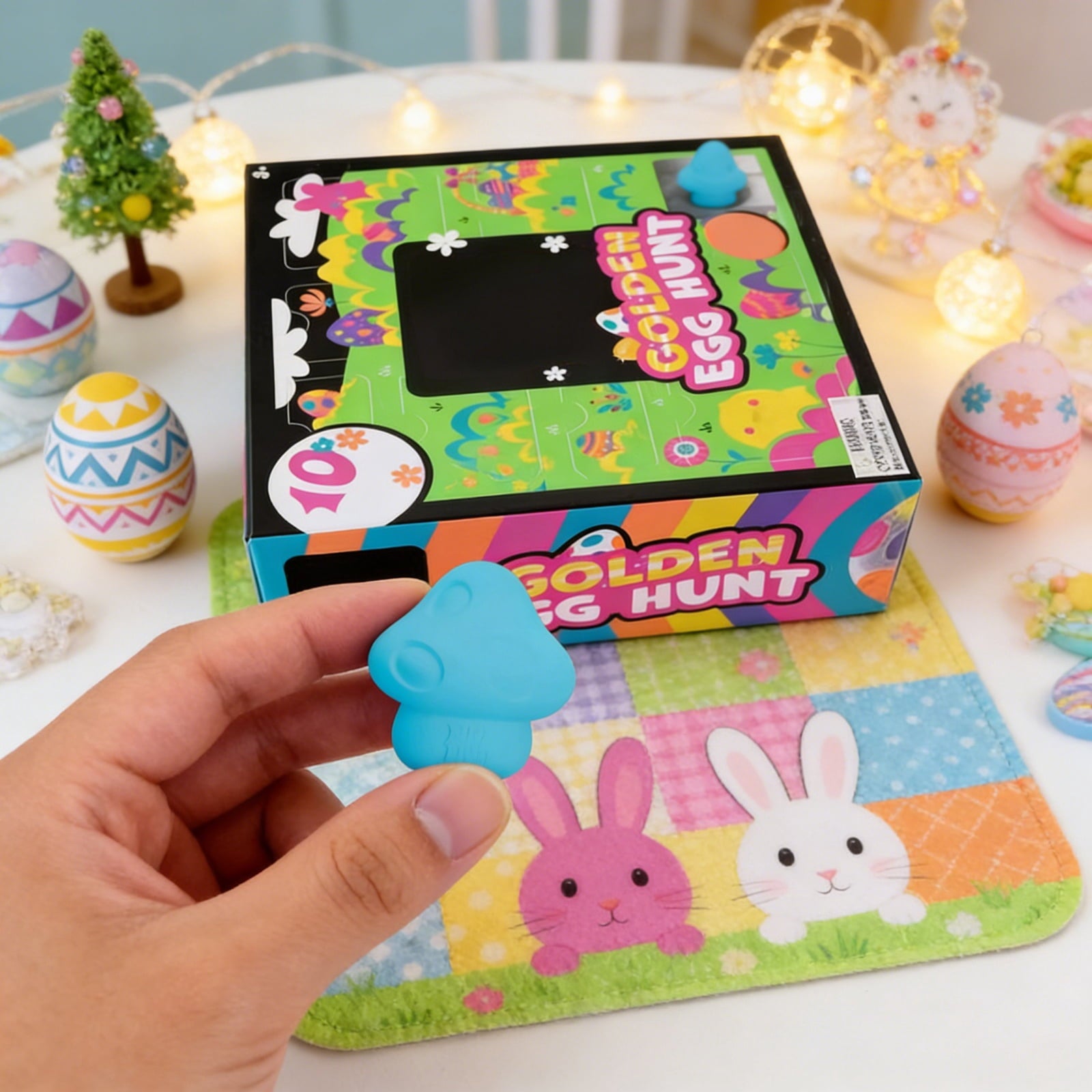 Easter Monday Kids Toy Golden Egg Squishy Blind Box Gift 2